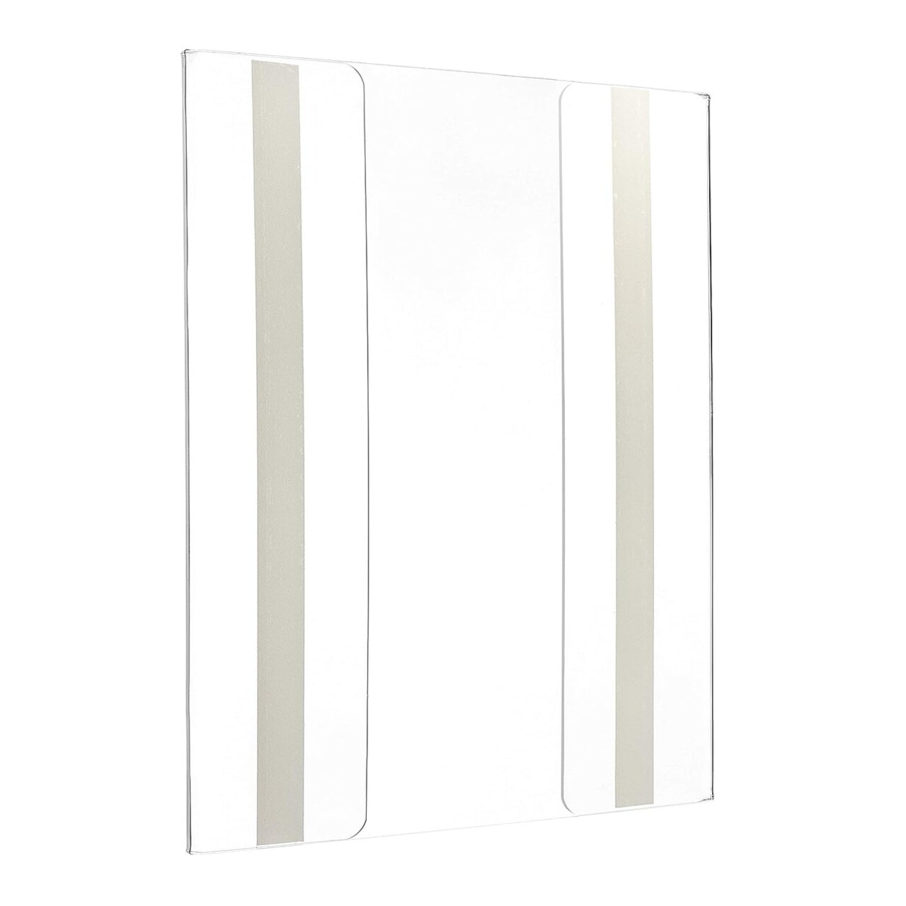 AdirOffice 8.5"x 11" Clear Wall Mount Side-Loading Acrylic Sign Holders 24 Pack